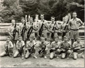 1957 Rifle Team New Hampshire Summer Camp for Boys