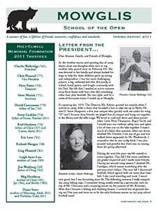 Spring 2011 Newsletter