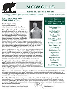 Spring 2013 Newsletter