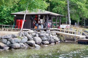Camp Mowglis dock