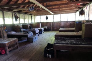 Camp Mowglis sleeping quarters