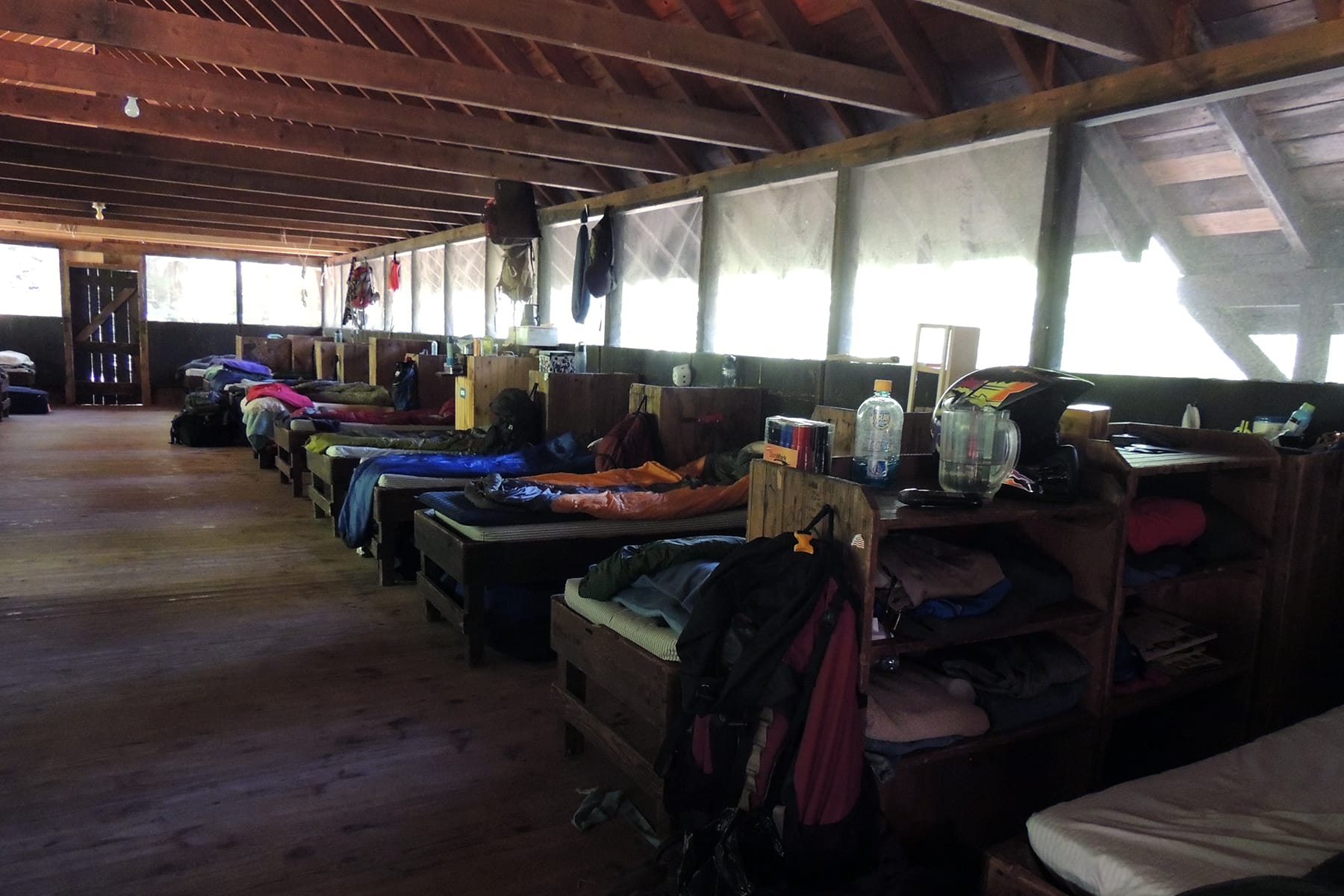 Inside a Camp Mowglis cabin