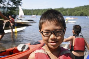 Camp Mowglis Cub paddler