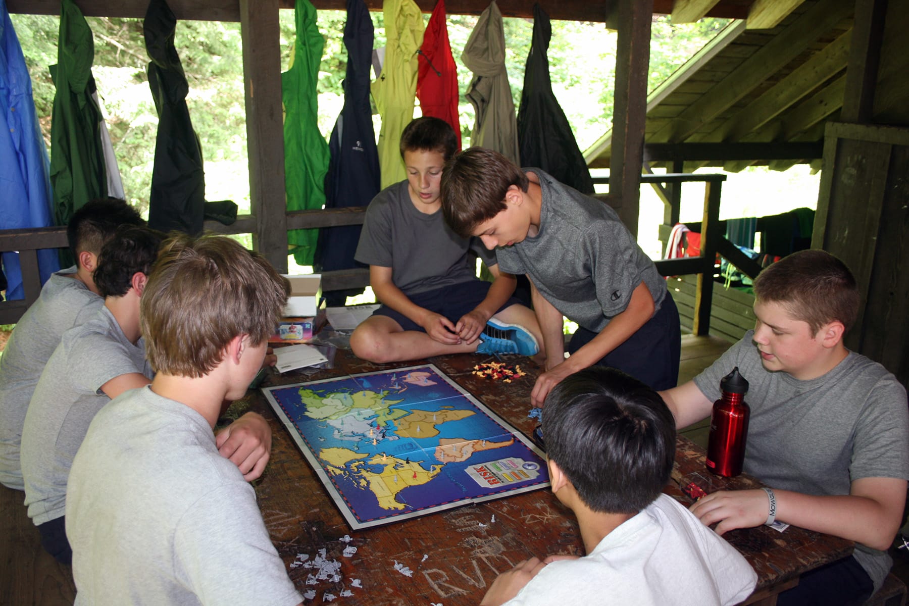 building teamwork and having fun at Camp Mowglis, NH