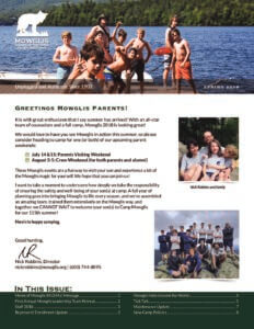Summer 2018 Newsletter Parent's Ed.