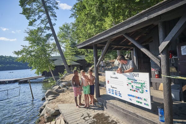 Water sports camp for boys 10-15 in NH